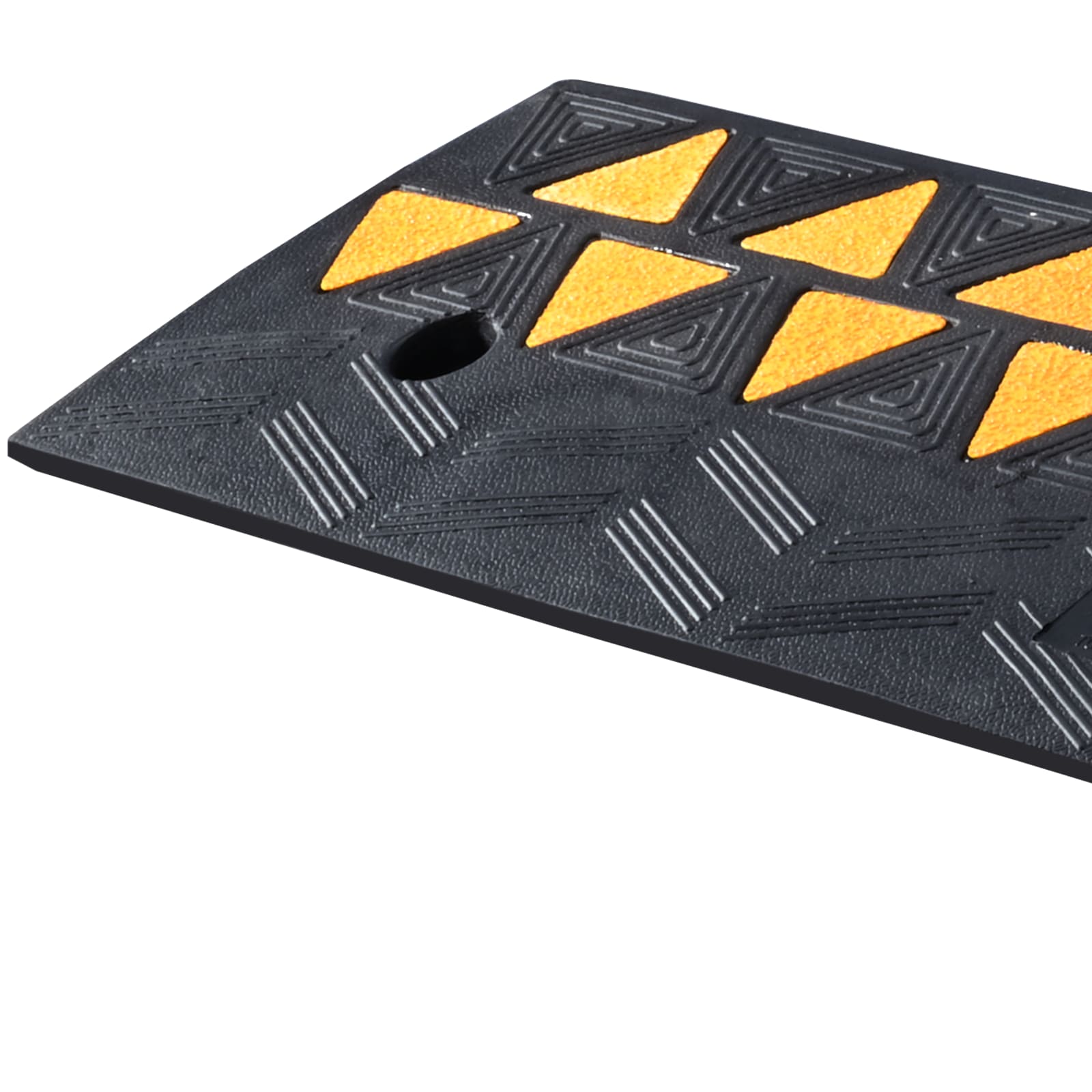 Heavy Duty Rubber Curb Ramp For Driveway Sidewalk Access_voghion.com